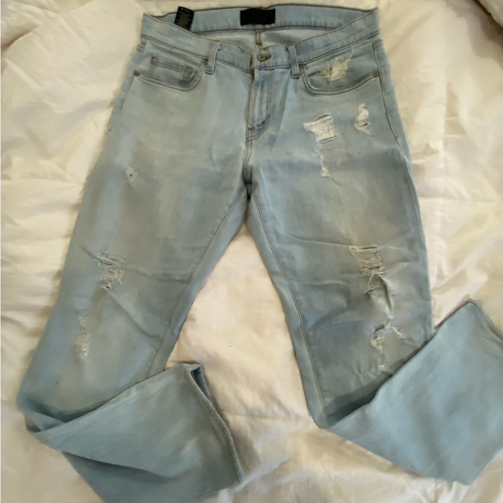 J brand Mens distressed light slim straight Tyler size 33